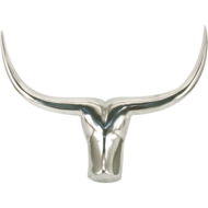Outdoor Living - Muurdecoratie Stier alu 53x39cm