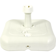 Outdoor Living - Parasolvoet kunststof vulbaar 10ltr wit