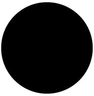 Maysun - Tafelblad - HORECA Rond Zwart 60x2cm
