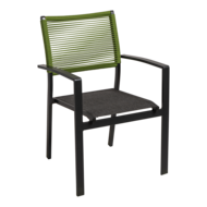 Outdoor Living - Stapelstoel Vito Rope groen