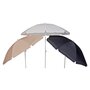 Outdoor Living - Parasol Libra &Oslash;2mtr, 3 kleuren; wit, ecru en grijs