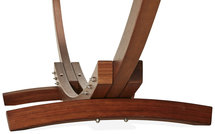 Boogvormige Hangmat XXL met houten frame en afneembaar doek