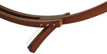 Boogvormige Hangmat XXL met houten frame en afneembaar doek