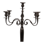 Kandelaar Classic alu zwart/goud 144cm