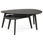 Bijzettafel LULEA Zwart