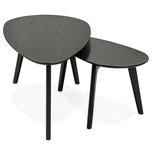Bijzettafel LULEA Zwart