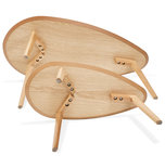 Bijzettafel LULEA Naturel