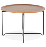 Salontafel MAREA Noot- Zwart