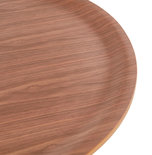 Salontafel MAREA Noot- Zwart
