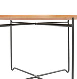 Salontafel MAREA Noot- Zwart