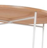 Bijzettafel OOLA Naturel Wit