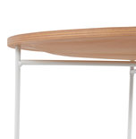 Bijzettafel OOLA Naturel Wit