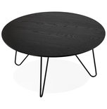 Salontafel RUNDA Zwart