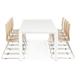 Eettafel ENKEL Wit