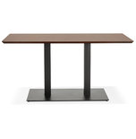 Eettafel JAKADI Walnoot Zwart