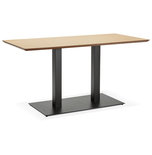 Eettafel JAKADI Naturel Zwart