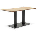 Eettafel JAKADI Naturel Zwart