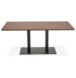 Eettafel JAKADI Walnoot Zwart