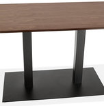 Eettafel JAKADI Walnoot Zwart