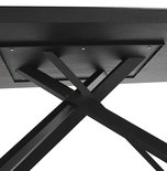 Eettafel ROYALTY Zwart-Zwart