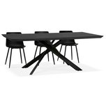 Eettafel ROYALTY Zwart-Zwart
