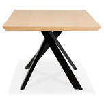 Eettafel ROYALTY Naturel-Zwart