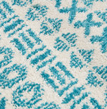 Vloerkleed SCRIBO 160x230 cm Blauw