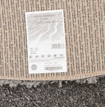 Vloerkleed POAL Ø 200 CM Donkergrijs