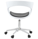 Bureaustoel FELIX Wit-Zwart