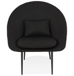 Design Stoel PARABOL Zwart-Zwart