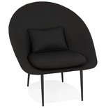 Design Stoel PARABOL Zwart-Zwart
