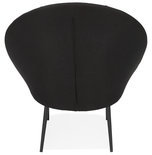 Design Stoel PARABOL Zwart-Zwart