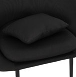 Design Stoel PARABOL Zwart-Zwart