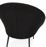 Design Stoel PARABOL Zwart-Zwart