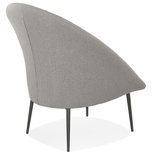 Design Stoel PARABOL Lichtgrijs-Zwart
