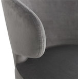 Fauteuil MELICK Grijs-Naturel