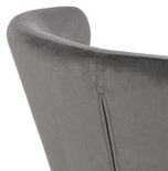 Fauteuil MELICK Grijs-Naturel