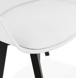 Design Stoel ALCAPONE Wit-Zwart