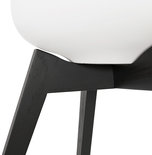 Design Stoel ALCAPONE Wit-Zwart