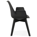 Design Stoel ALCAPONE Zwart-Zwart
