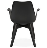 Design Stoel ALCAPONE Zwart-Zwart