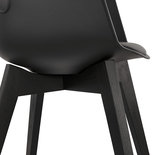 Design Stoel ALCAPONE Zwart-Zwart
