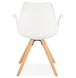Design Stoel SKANOR Wit-Naturel