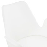 Design Stoel SKANOR Wit-Naturel