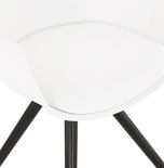 Design Stoel SKANOR Wit-Zwart