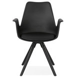 Design Stoel KOKLIKO Zwart-Zwart