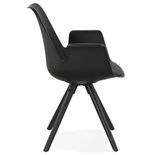 Design Stoel KOKLIKO Zwart-Zwart