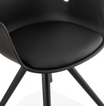 Design Stoel KOKLIKO Zwart-Zwart