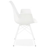 Design Stoel KOKLIKO Wit-Wit