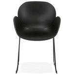 Design Stoel ROXAN Zwart-Zwart